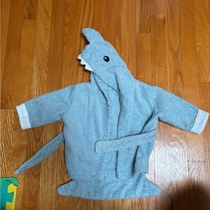 Shark Hooded Baby Bathrobe